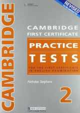 9789604034451-9604034456-Cambridge First Certificate Practice Tests 2: For the First Certificate in English Examination