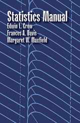 9780486605999-048660599X-Statistics Manual (Dover Books on Mathematics)