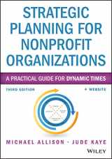 9781118768143-1118768140-Strategic Planning for Nonprofit Organizations: A Practical Guide for Dynamic Times (Wiley Nonprofit Authority)