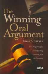9780314198853-0314198857-The Winning Oral Argument: Enduring Principles with Supporting Comments from the Literature (Coursebook)