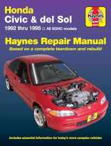9781563921186-1563921189-Honda Civic & del Sol covering (92-95) Haynes Repair Manual