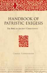 9789004153615-9004153616-Handbook of Patristic Exegesis: The Bible in Ancient Christianity