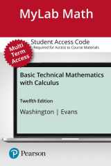 9780137582945-0137582943-Basic Technical Mathematics with Calculus -- MyLab Math with Pearson eText