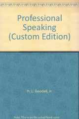 9780495142706-0495142700-Professional Speaking (Custom Edition)
