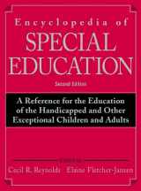 9780471253099-047125309X-Encyclopedia of Special Education: A Reference for the Education of the Handicapped and Other Exceptional Children and Adults, 3 Volume Set