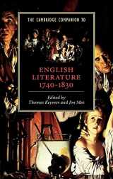 9780521809740-0521809746-The Cambridge Companion to English Literature, 1740–1830 (Cambridge Companions to Literature)