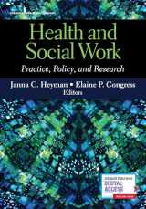 9780826141637-0826141633-Health and Social Work: Practice, Policy, and Research