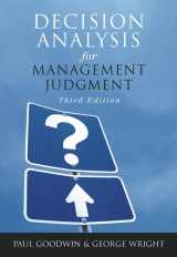 9780470861080-0470861088-Decision Analysis for Management Judgment, 3rd Edition