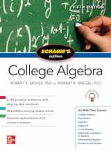 9781260120769-1260120767-Schaum's Outline of College Algebra, Fifth Edition (Schaum's Outlines)