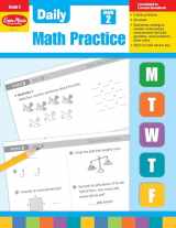 9781557997425-155799742X-Evan-Moor Daily Math Practice, Grade 2, Homeschool and Classroom Workbook, Practice, Addition, Subtraction, Word Problems, Time, Money, Geometry, Greater and Less, Fractions, Reproducible Worksheets