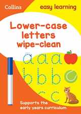 9780008212926-0008212929-Lower Case Letters: Wipe-Clean Activity Book (Collins Easy Learning Preschool)