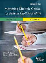 9781634604659-1634604652-Mastering Multiple Choice for Federal Civil Procedure MBE Bar Prep and 1L Exam Prep (Career Guides)