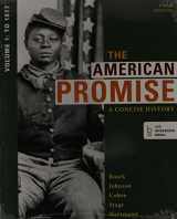 9781457666292-1457666294-American Promise: A Concise History 5e V1 & Reading the American Past 5e V1