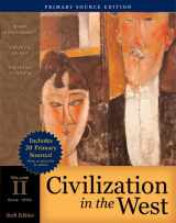 9780321416926-0321416929-Civilization in the West, Volume II (since 1555), Primary Source Edition (Book Alone) (6th Edition) (MyHistoryLab Series)