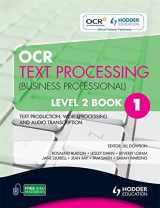 9780340991855-0340991852-OCR Text Processing (Business Professional): Text Production, Word Processing and Audio Transcription Level 2, book. 1
