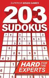 9781725600638-1725600633-203 Sudokus: A DIFFICULT SUDOKU book with solutions