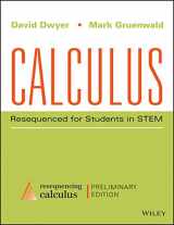 9781119170372-1119170370-Calculus: Resequenced for Students in STEM,Preliminary Edition