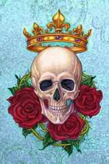 9781495374869-1495374866-Crown, Skull and Rose journal: Blank journal with cover art by Jane Starr Weils