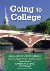 9781557667427-155766742X-Going To College: Expanding Opportunities For People With Disabilities