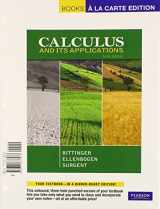 9780321772060-0321772067-Calculus With Applications + MyMathLab Student Access Kit: Books a La Carte Edition