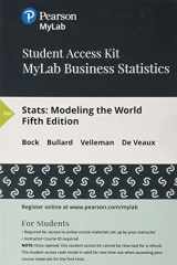 9780134782911-0134782917-Stats: Modeling the World -- MyLab Statistics with Pearson eText Access Code