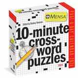 9781523518937-1523518936-Mensa® 10-Minute Crossword Puzzles Page-A-Day Calendar 2024