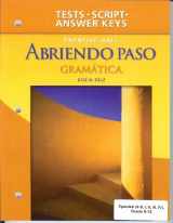 9780131661325-0131661329-Abriendo Paso Gramatica - Teacher's Edition: Gramatica Tests, Tapescript, and Answer Key (Spanish Edition)