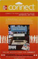 9780077533816-007753381X-CONNECT BUSINESS MATH WITH LEARNSMART 1 SEMESTER ACCESS CARD FOR PRACTICAL BUSINESS MATH PROCEDURES 11E