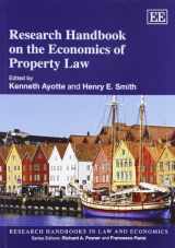9781849807487-1849807485-Research Handbook on the Economics of Property Law (Research Handbooks in Law and Economics series)