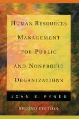9780787970789-0787970786-Human Resources Management for Public and Nonprofit Organizations (JOSSEY BASS NONPROFIT & PUBLIC MANAGEMENT SERIES)