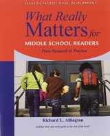 9780205393190-0205393195-What Really Matters for Middle School Readers: From Research to Practice