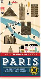 9781452139852-1452139857-City Scratch-off Map: Paris: A Sight-Seeing Scavenger Hunt (City Scratch Off Maps)