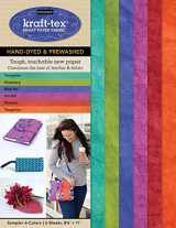 9781617457548-161745754X-kraft-tex Sampler 6-Colors Hand-Dyed & Prewashed: Kraft Paper Fabric, 6-Sheets 8.5" x 11” (kraft-tex Designer)