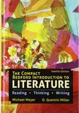 9781319261283-1319261280-The Compact Bedford Introduction to Literature (Hardcover): Reading, Thinking, and Writing