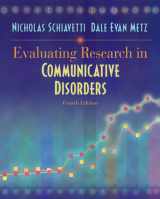 9780205337729-0205337724-Evaluating Research in Communicative Disorders (4th Edition)
