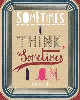 9781854377289-1854377280-Sometimes I Think, Sometimes I Am