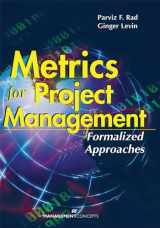 9781567261660-1567261663-Metrics for Project Management: Formalized Approaches