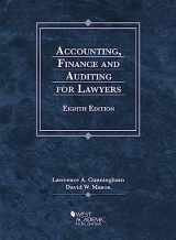 9781647085100-1647085101-Accounting, Finance and Auditing for Lawyers (American Casebook Series)