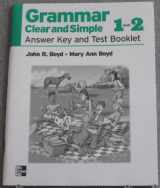 9780072820690-0072820691-Grammar Clear and Simple 1-2 AK