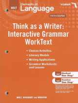 9780030995712-003099571X-Elements of Language, Grade 11 Think As a Writer Work Test: Holt Elements of Language Florida (Fl Eolang 2010)