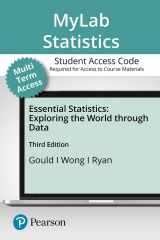 9780136679257-0136679250-Essential Statistics -- MyLab Statistics with Pearson eText Access Code