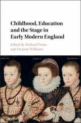 9781107094185-1107094186-Childhood, Education and the Stage in Early Modern England