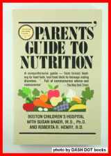 9780201057393-0201057395-Parent's Guide To Nutrition: Healthy Eating From Birth Through Adolescence