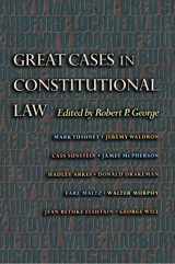 9780691049519-0691049513-Great Cases in Constitutional Law