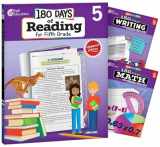 9781493825943-1493825941-180 Days of Practice for Fifth Grade (Set of 3), 5th Grade Workbooks for Kids Ages 9-11, Includes 180 Days of Reading, 180 Days of Writing, and 180 Days of Math