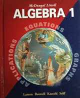 9780395937761-0395937760-McDougal Littell Algebra 1: Applications, Equations, Graphs
