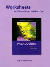 9780321574916-0321574915-Prealgebra Classroom Worksheets/ Lab Practice