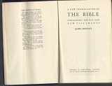 9780317523980-0317523988-The Bible: A New Translation (James Moffatt Translation)