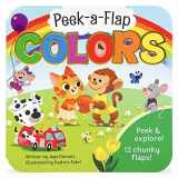 9781646385928-1646385926-Peek-a-Flap Colors - Lift-a-Flap Board Book for Curious Minds and Little Learners; Toddlers & Kids Early Learning Book Teaching All the Colors of the Rainbow