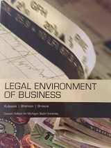 9781323041529-1323041524-Legal Environment of Business Custom Edition for Michigan State University